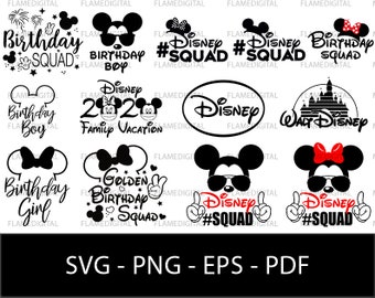 Download Disney Birthday Svg Etsy