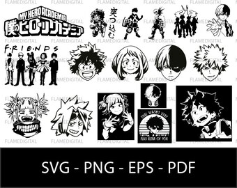 Free Free 328 Friends Anime Svg SVG PNG EPS DXF File