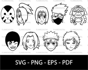 Naruto Svg Etsy