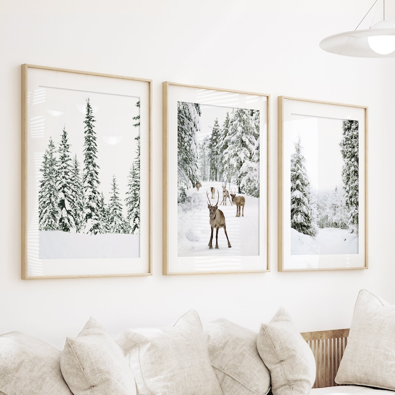 Rustic Winter Decor - Etsy
