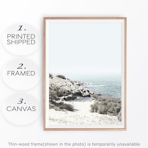 California Coast Art Ocean Shore Print Modern Coastal Art Poster Beach Decor Sea Rocks Poster Seaside Photo Coastline Print Rocky Coast Gift