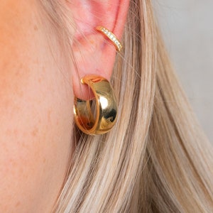 DAKOTA · Thick hoops earrings · Chunky hoops