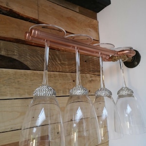 Handcrafted Copper Glasses Holder