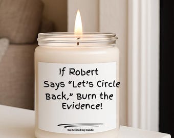 Funny Coworker Candle, Personalized Office Gift, Secret Santa, Work Humor Candle, Smells Like Name Pretending To Work Again