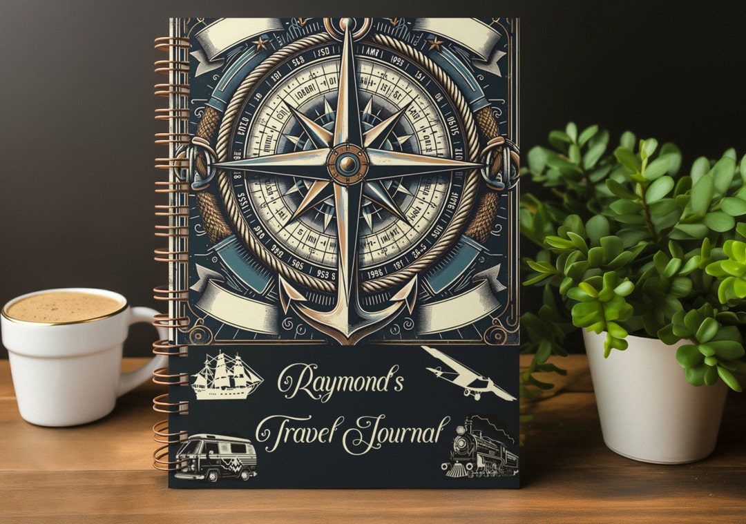 Personalized Travel Journal Spiral Notebook Travel Notebook Family ...