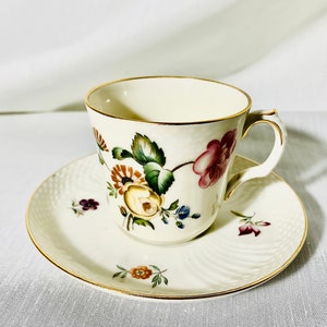 Vintage Royal Copenhagen Tea Cup & Saucer 910 / 1546 Rare Limited Flower/Vintage Porcelain Tea Cup and Saucer/Antique Royal Copenhagen