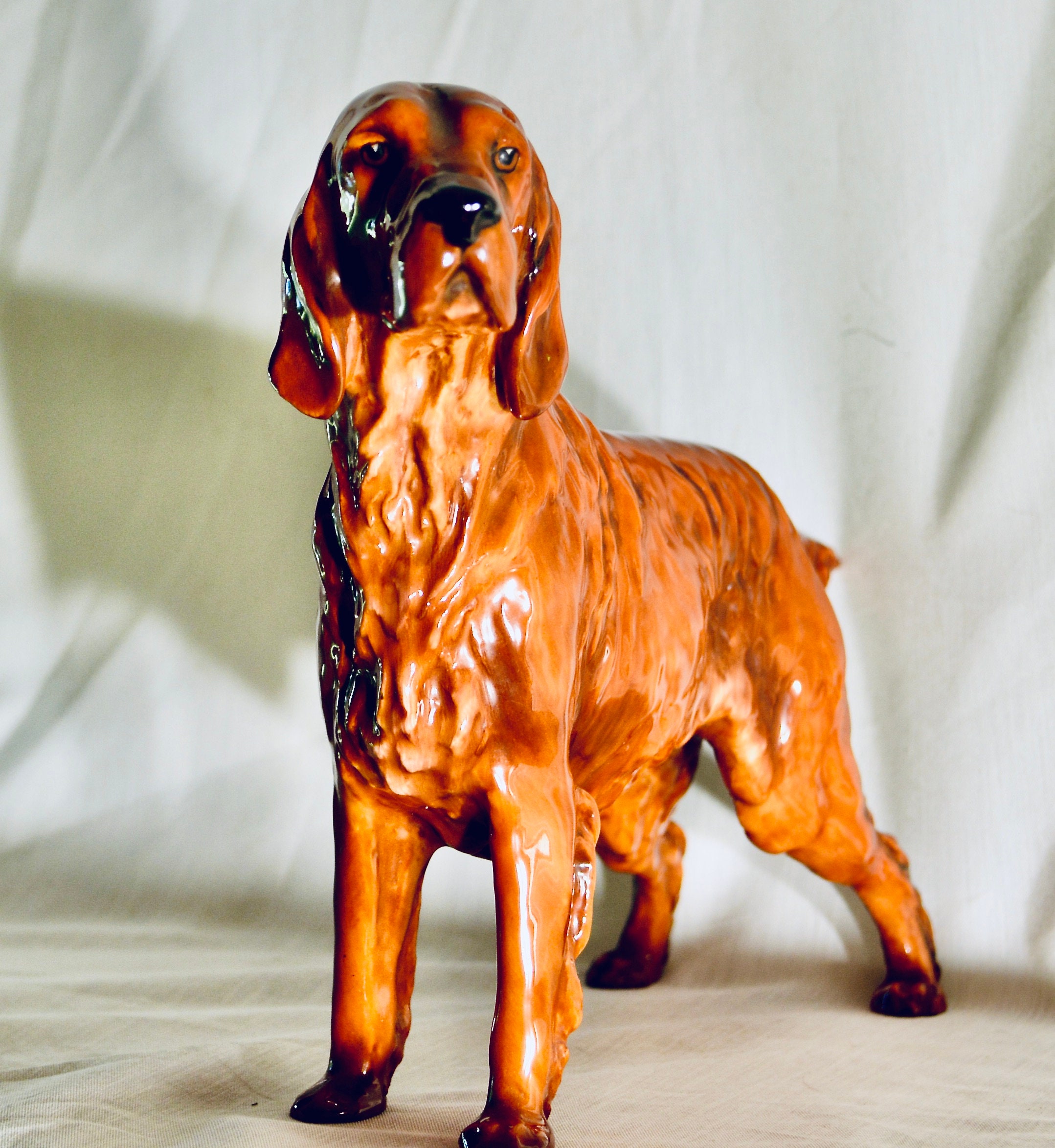 Rare Vintage 12 Royal Doulton Irish Setter Dog Champion Pat O'Moy HN
