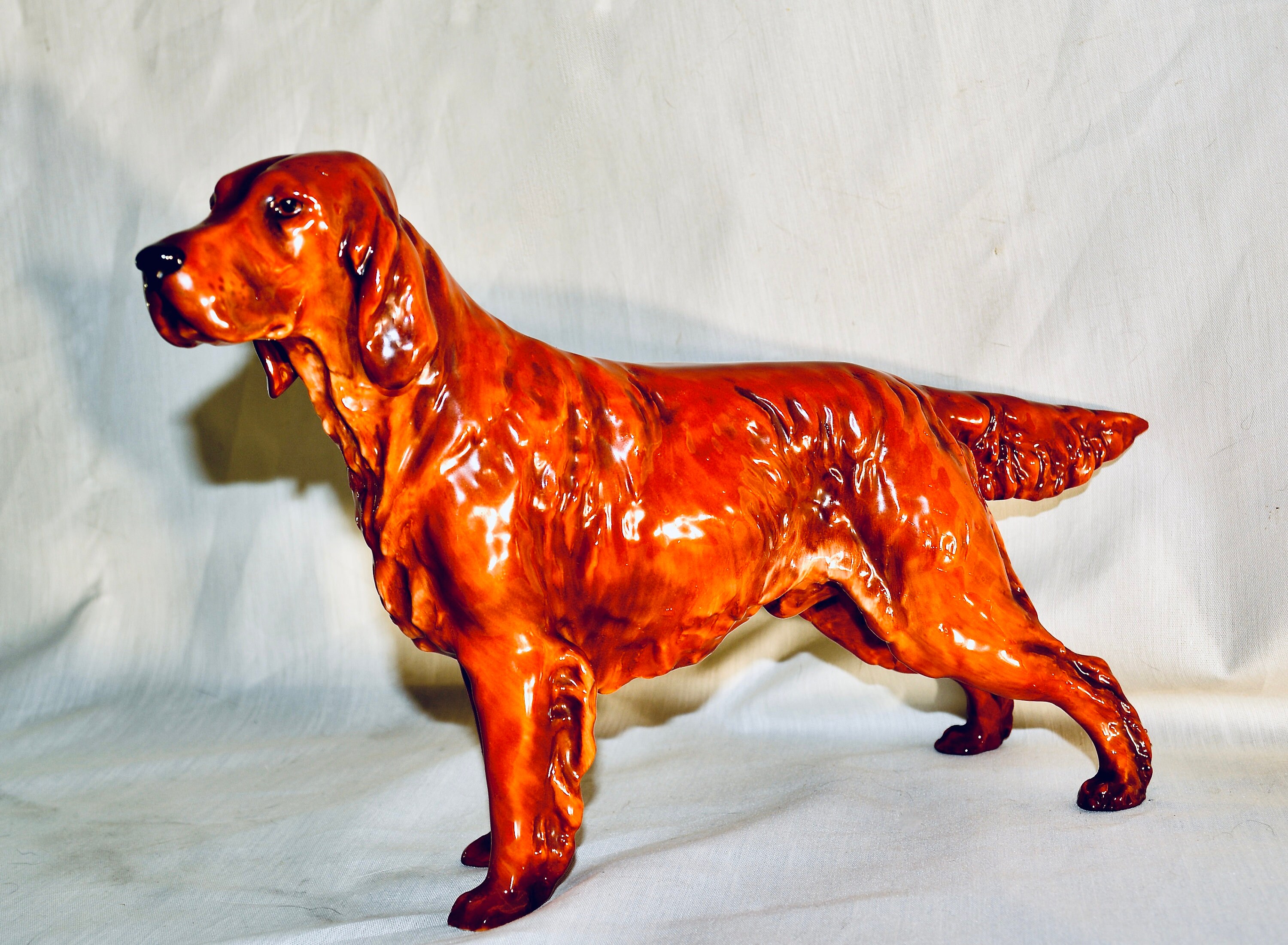 Rare Vintage 12 Royal Doulton Irish Setter Dog Champion Pat O'Moy HN