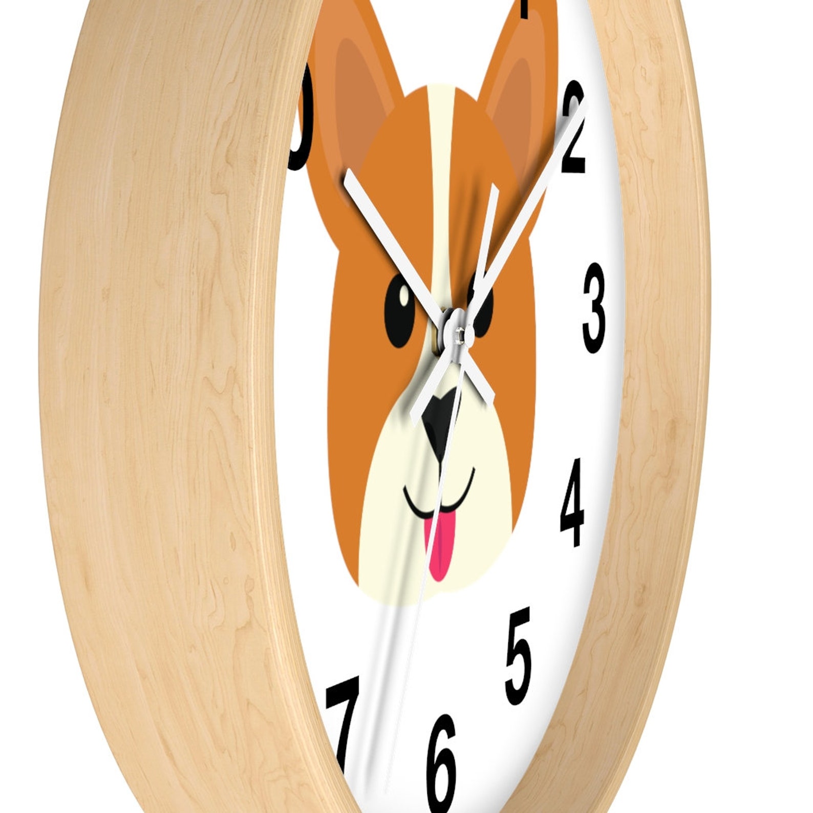 Corgi Wall clock | Etsy