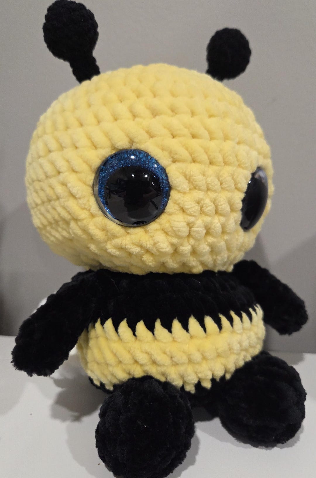 Crochet Bumble Bee Pattern, Bobble Head Amigurumi, Beginner Friendly ...