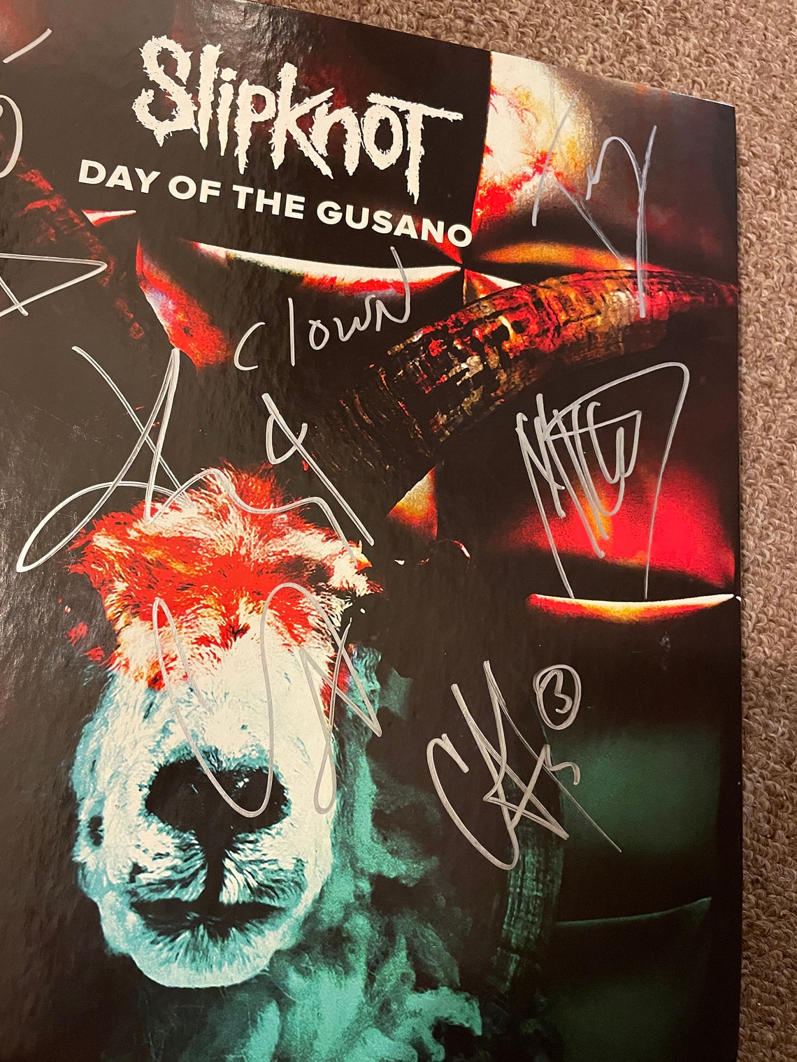 Slipknot Autograph Auto Rare Iowa Concert TShirt Signed x9 Etsy