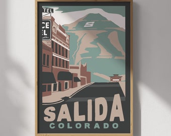 Salida, Colorado Travel Poster