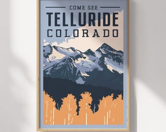 Telluride, Colorado Travel Poster