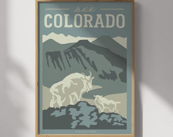 See Colorado Travel Poster