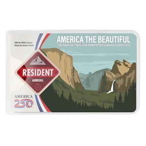 Funda para el pase para parques nacionales de América la Hermosa Yosemite