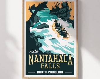 Nantahala Falls Travel Poster