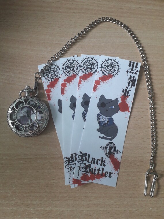 Bookmark / Marque page Black Butler | Etsy