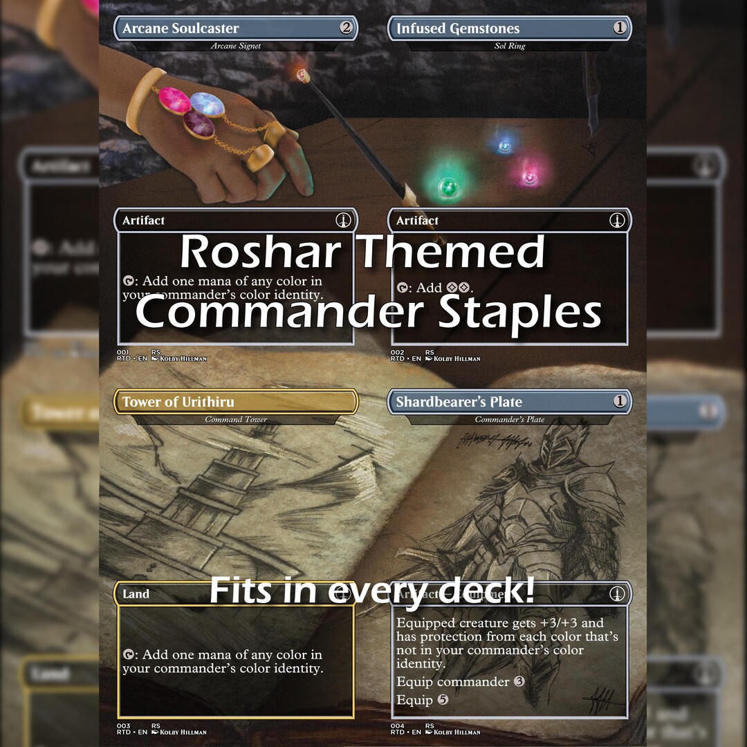 Sabarial Roshar Stormlight Archive Roshar Commander Staples - Etsy