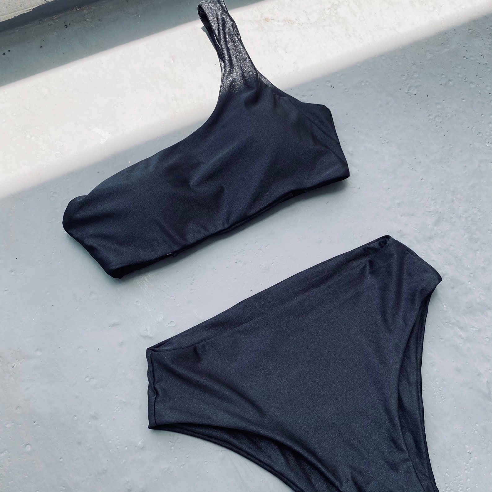 FLORIDA Black Classy Bikini Set Women Swimsuit Sexy | Etsy