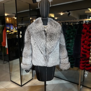 Women Fur Coat with Real Frost Fox Fur Luxury Women Jacket Women's Winter Coats Luxury Coats