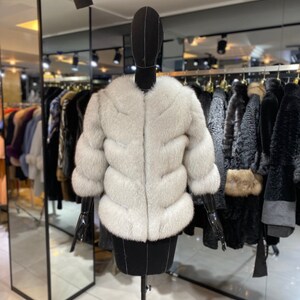 Women Fur Coat with Real Fox Fur Luxury Women Jacket Women&#39;s Winter Coats