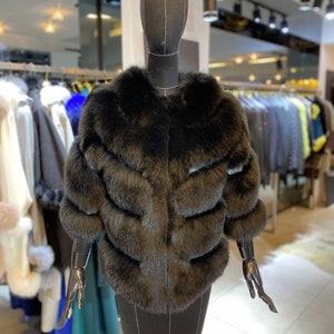 Women Fur Coat with Real Fox Fur Luxury Women Jacket Women’s Winter Coats
