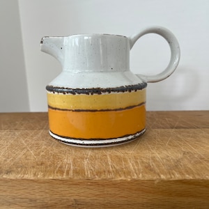 Vintage  Stonehenge Midwinter Sun Creamer|1970’s Pottery|Retro KitchenWare