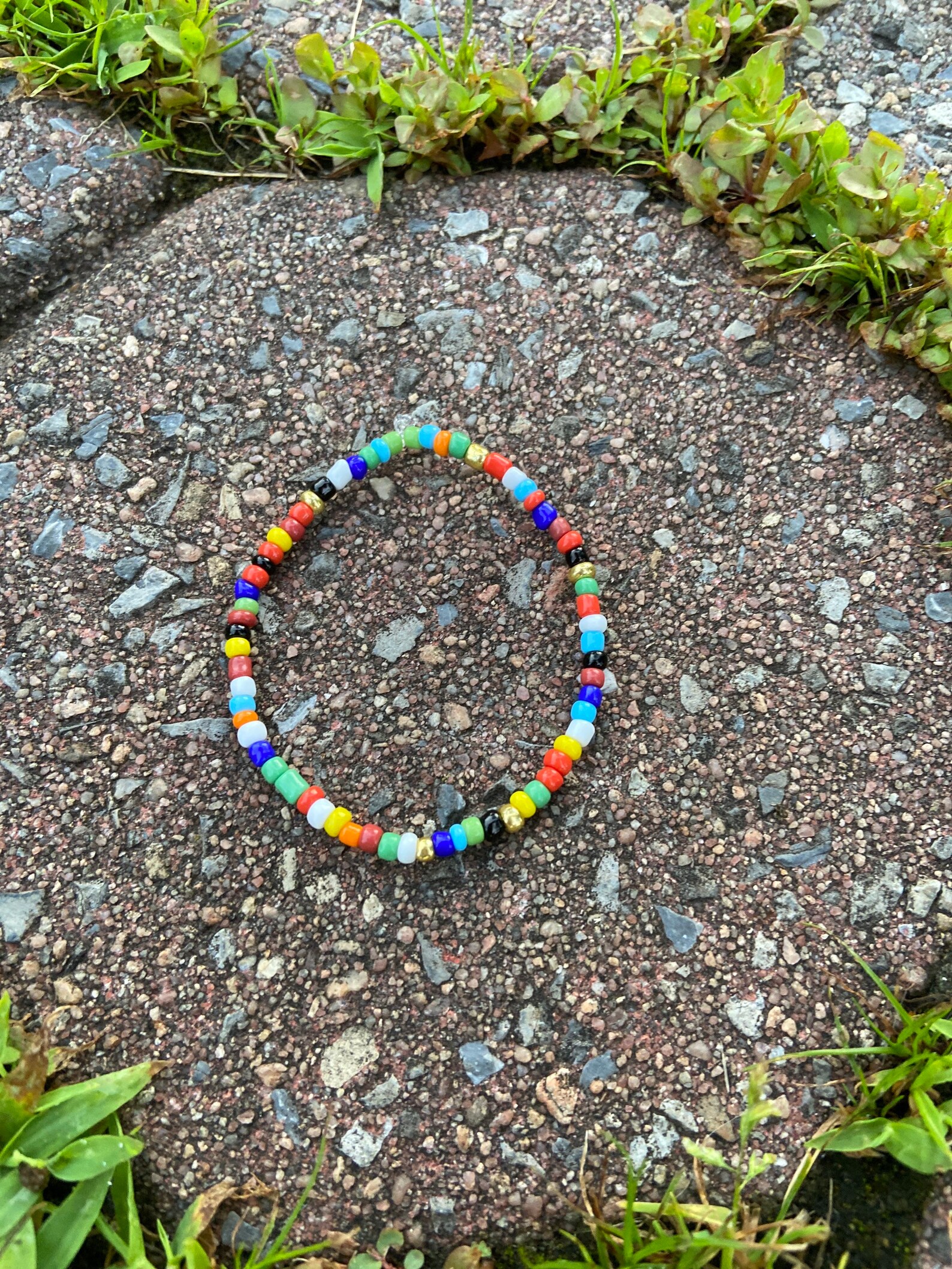 Kidcore multicolored beaded bracelet Etsy