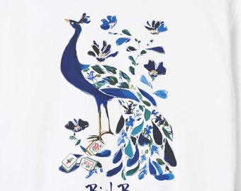 Mahjong Bird Bam Peacock Comfort Colors™ Sweatshirt | Preppy Mahj Crewneck | Mahjongg Game Outfit | Mah Jongg Gift