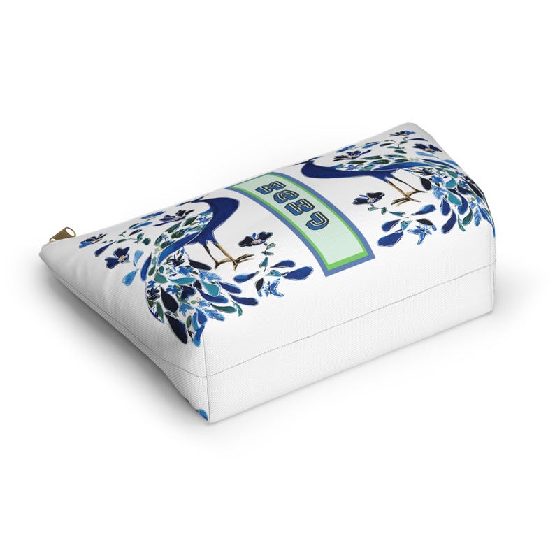 Mahjong Chinoiserie Bird Bam Peacock Tile Bag | Maximalist Preppy Mah Jongg Dice Case, Mahj Group Gift,  Hostess Present Money Accessories