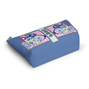 Mahjong Chinoiserie Monkey Tile Bag | Maximalist Preppy Mah Jongg Dice Case, Stylish Mahj Group Gift, Maximalist Hostess Present Accessories