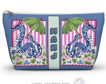 Mahjong Chinoiserie Dragon Tile Bag | Maximalist Preppy Mah Jongg Dice Case, Stylish Mahj Group Gift,  Hostess Present Money Accessories