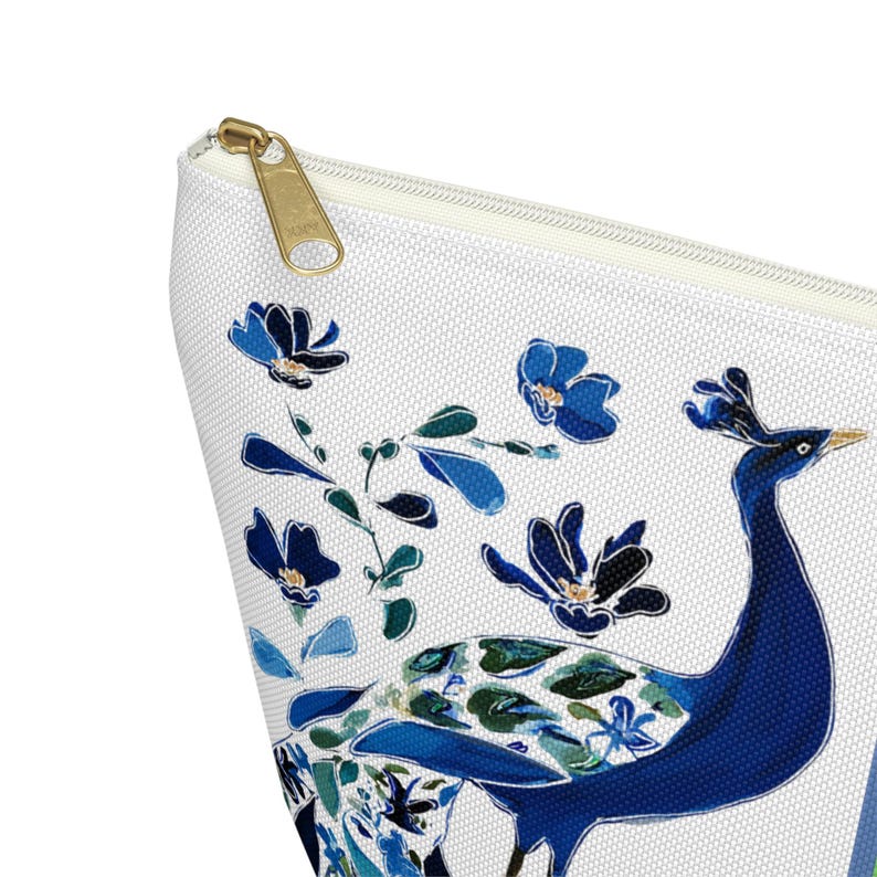 Mahjong Chinoiserie Bird Bam Peacock Tile Bag | Maximalist Preppy Mah Jongg Dice Case, Mahj Group Gift,  Hostess Present Money Accessories