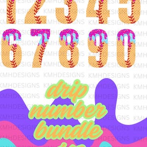 Icecream Drip Numbers