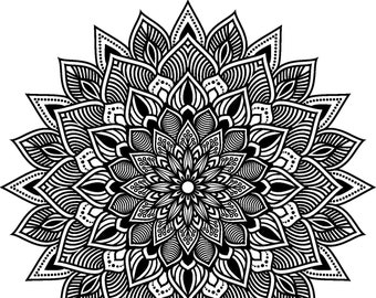 Mandala Stress-Relieving Adult Coloring Book