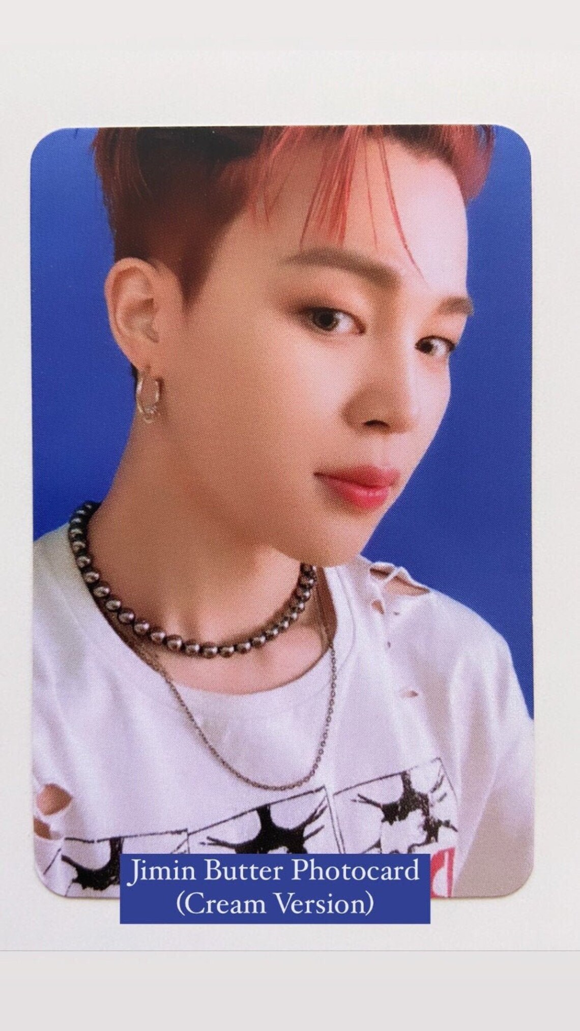 Jimin Butter Photocard cream Version Etsy