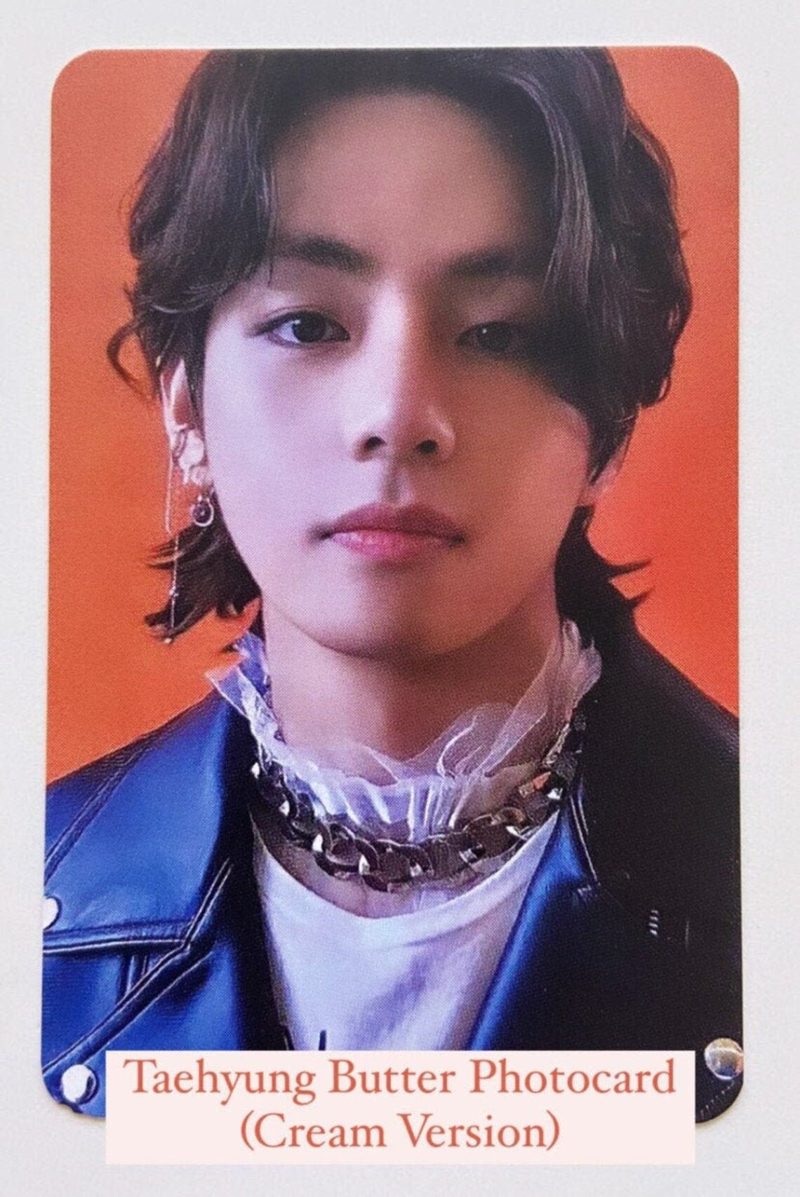 Taehyung Butter Photocard Cream Version Etsy