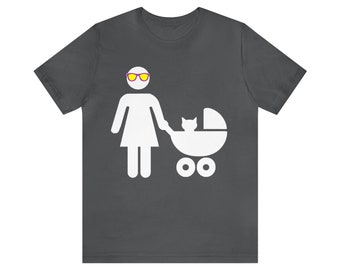 Childfree | Catmom | Unisex Jersey Short Sleeve Tee