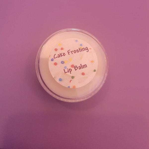 Lip Balm Cake Frosting