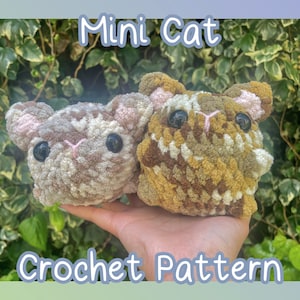 Amigurumi Mini Cat Pattern | Crochet Pattern PDF ONLY