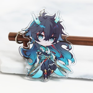 Imbibitor Lunae Dan Heng Keychain - Honkai Star Rail Acrylic Charm