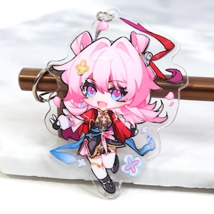 March 7th The Hunt Keychain - Honkai Star Rail Acrylic Charm