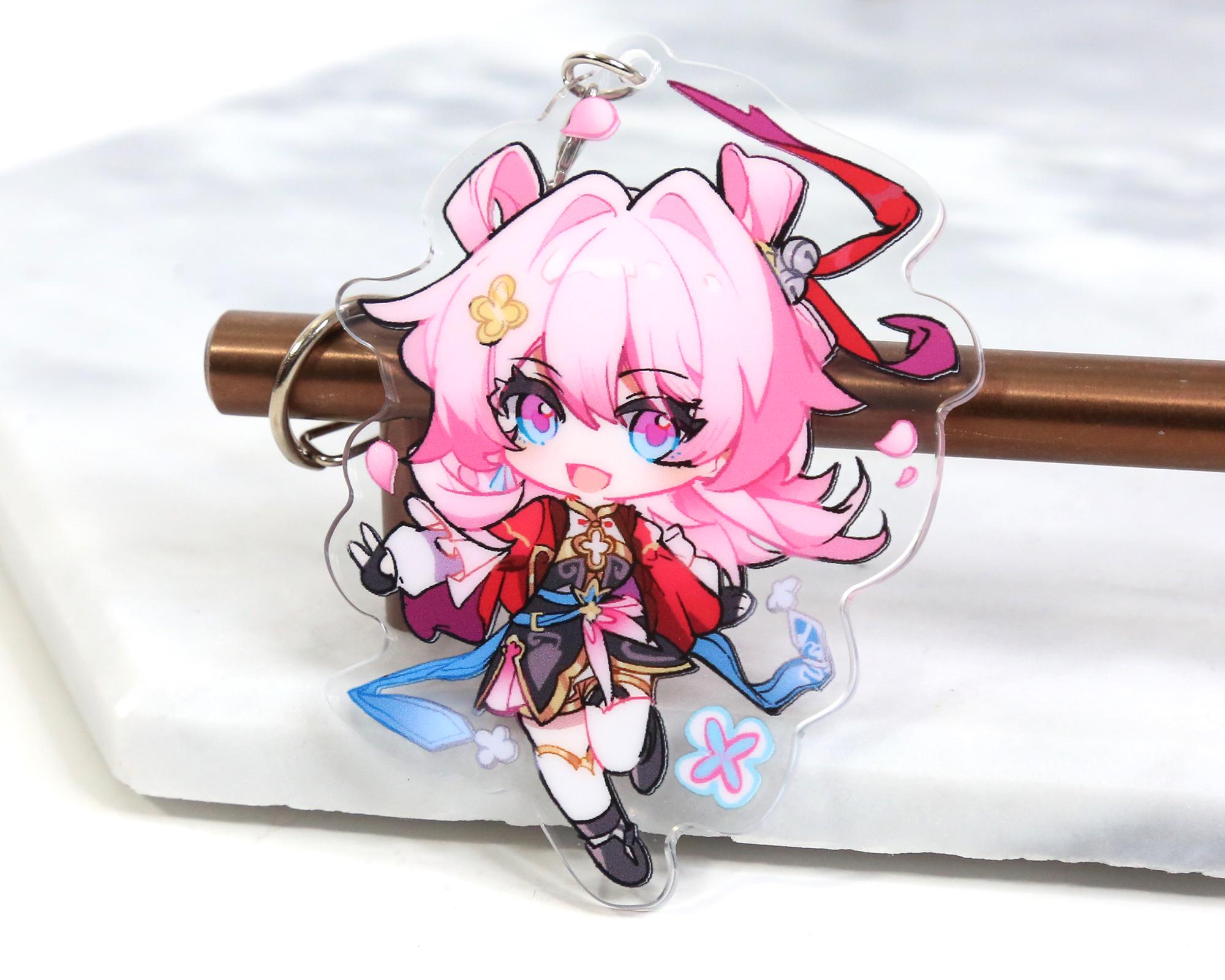 March 7th the Hunt Keychain - Honkai Star Rail Acrylic Charm - Etsy