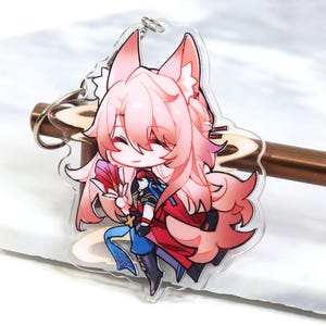 Jiaoqiu Keychain - Honkai Star Rail Acrylic Charm