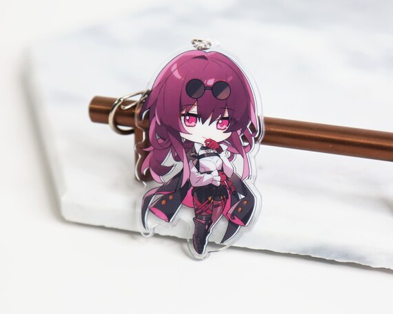 Kafka and Blade Keychain - Honkai Star Rail Acrylic Charm - Etsy