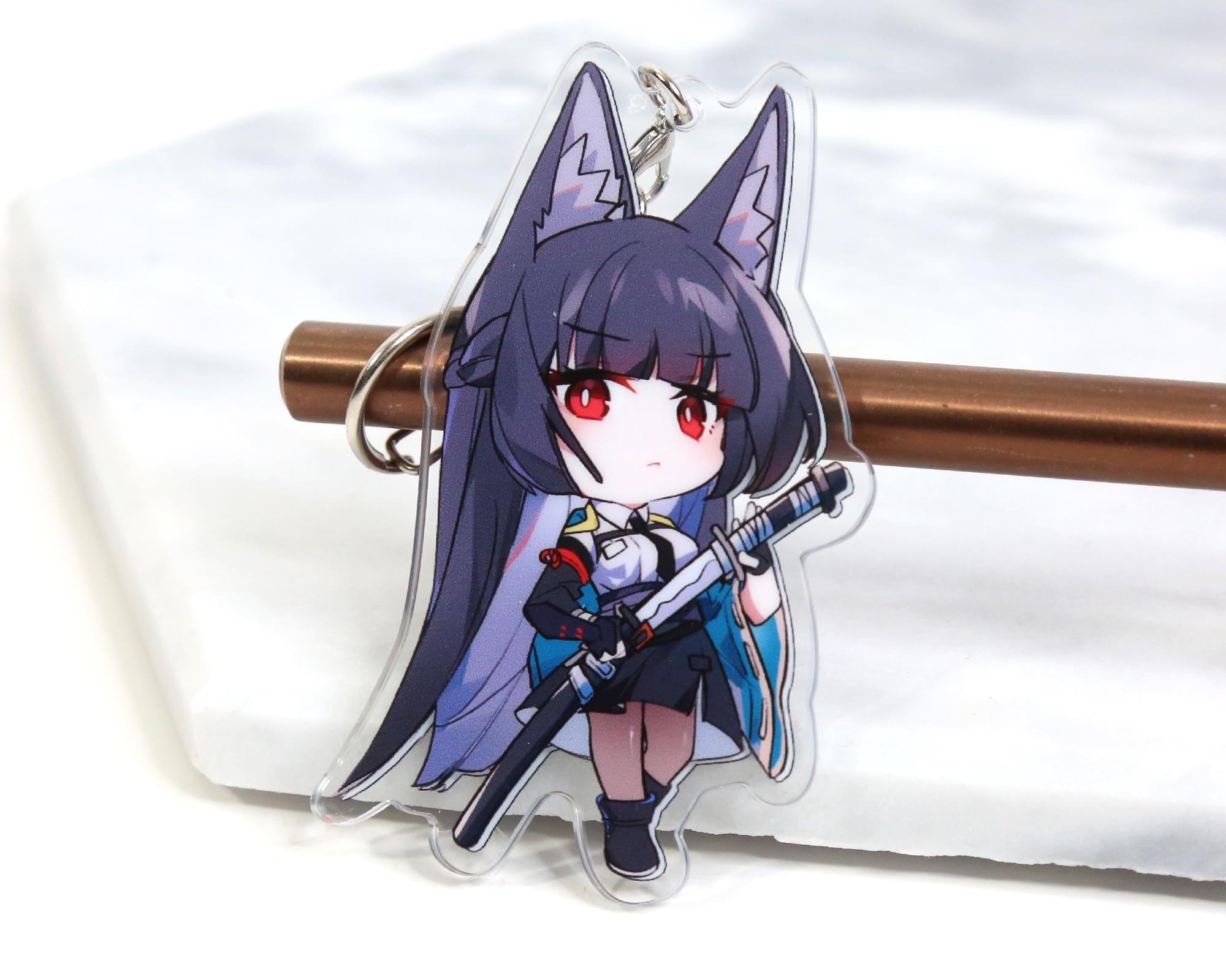 Miyabi Hoshimi Keychain - Zenless Zone Zero Acrylic Charm - Etsy