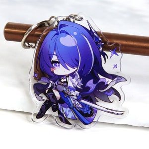 Acheron Keychain - Honkai Star Rail Acrylic Charm
