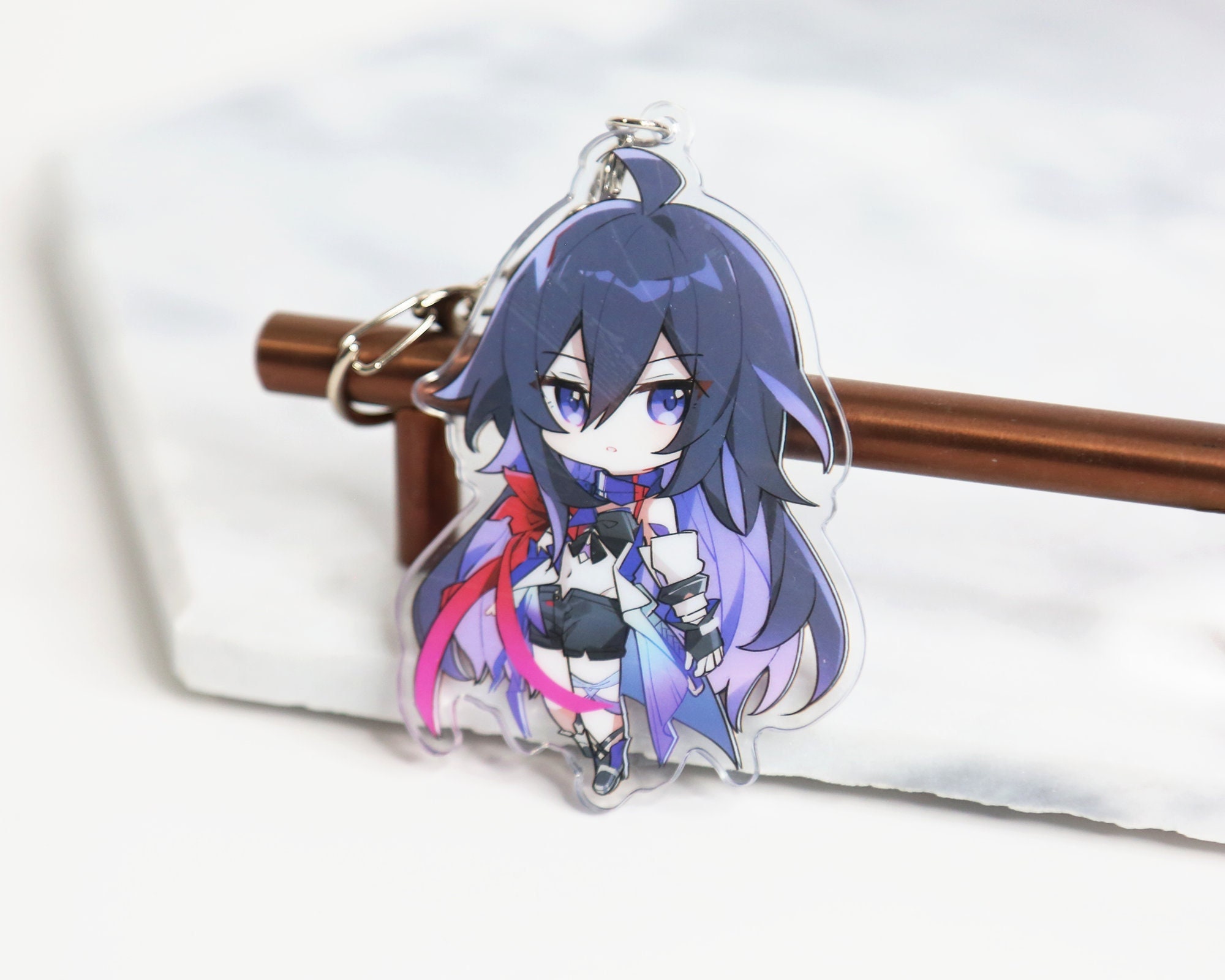 Keychain Zenless Zone Zero Nekomiya Mana Anby Demara Figure Hanging  Accessories