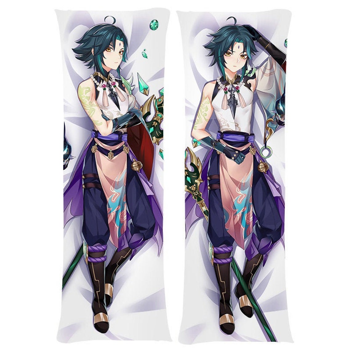 Xiao Body Pillow Genshin Impact Dakimakura Etsy New Zealand