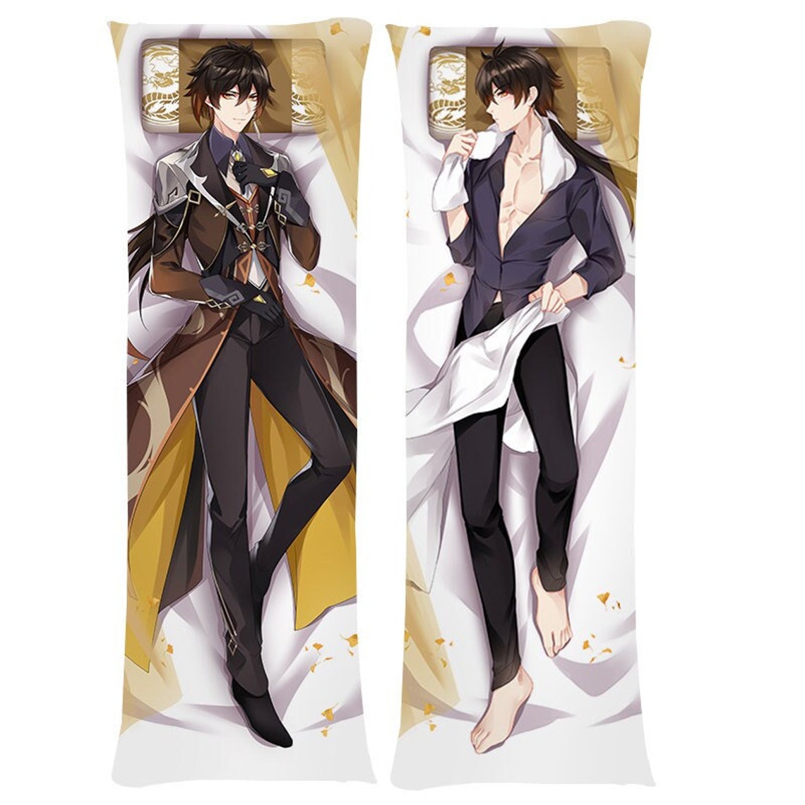 Zhongli Body Pillow Genshin Impact Dakimakura PREORDER Etsy Canada